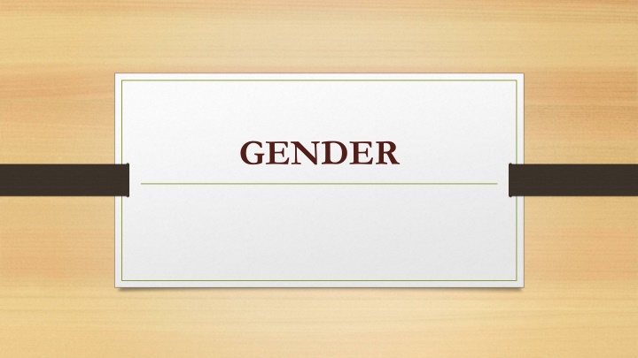 gender