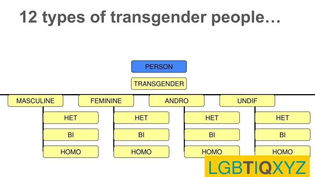 12 types of transgender people