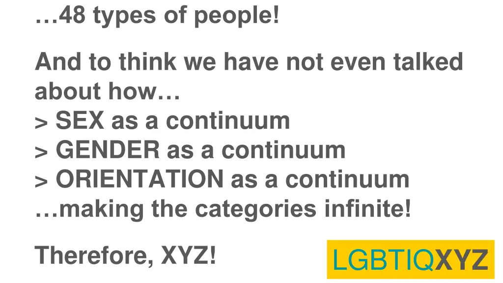 48 types of people