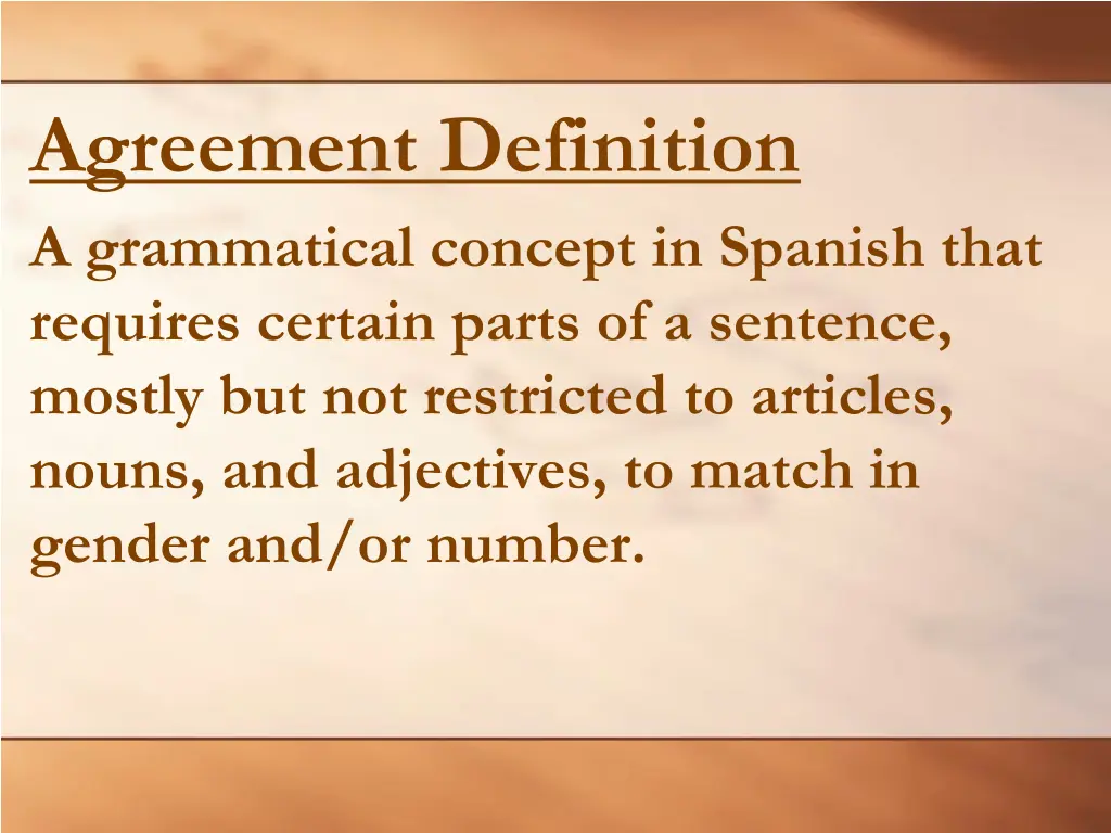 agreement definition