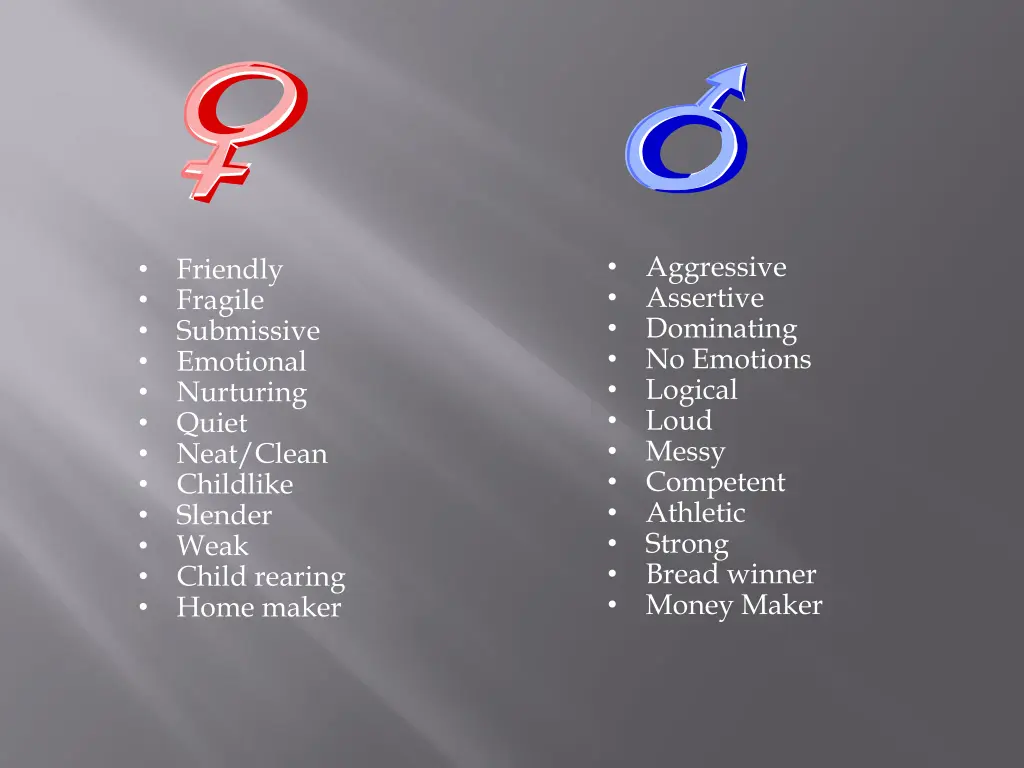 aggressive assertive dominating no emotions