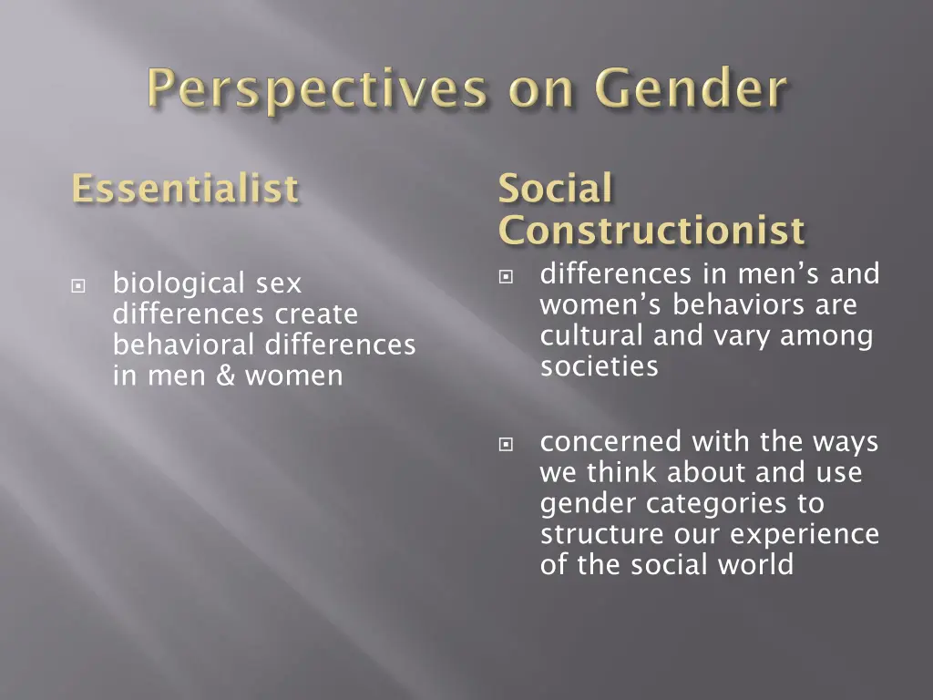 essentialist