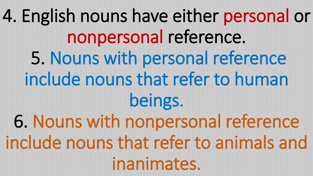 4 4 english nouns have either english nouns have