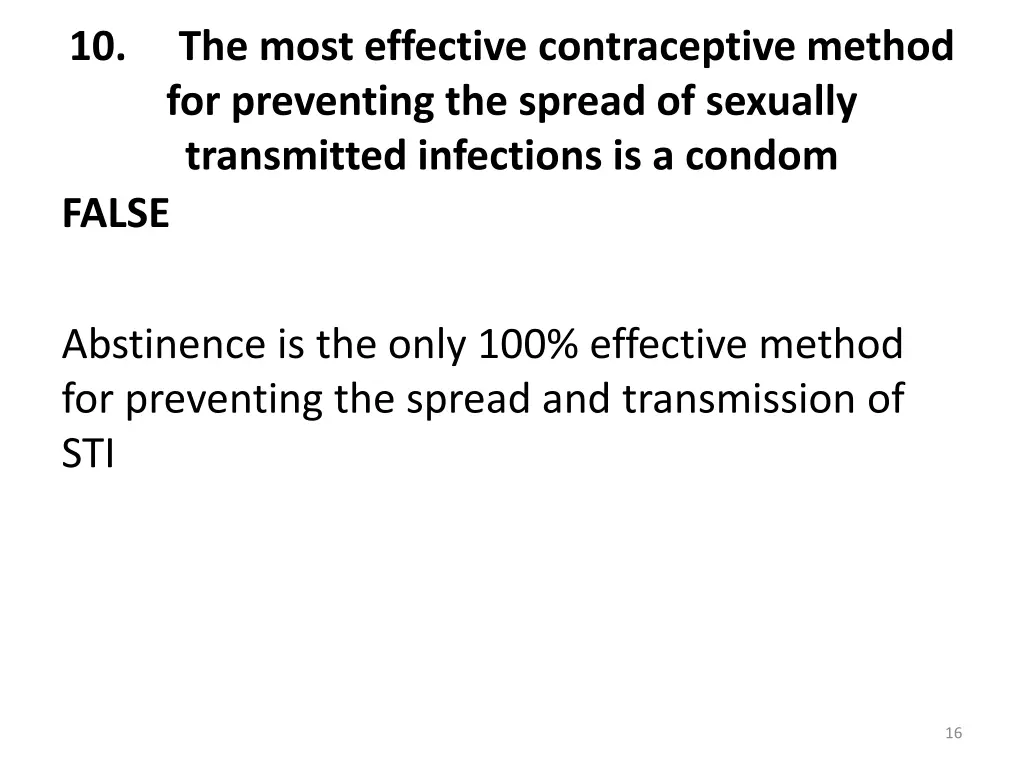 10 the most effective contraceptive method