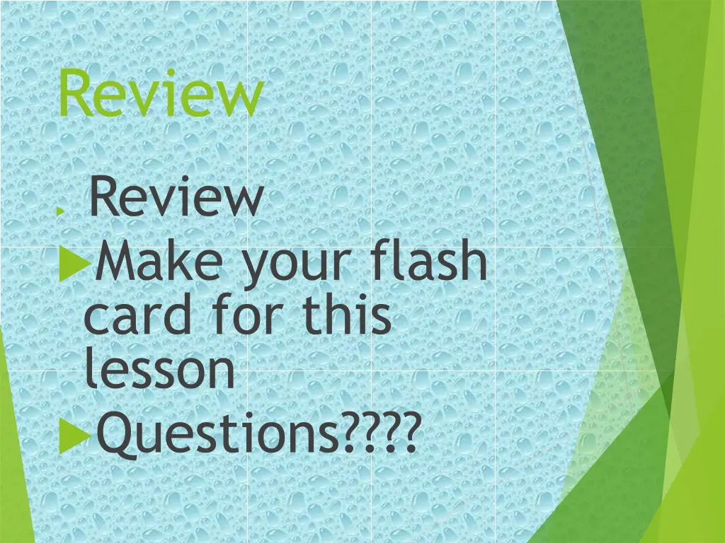 review