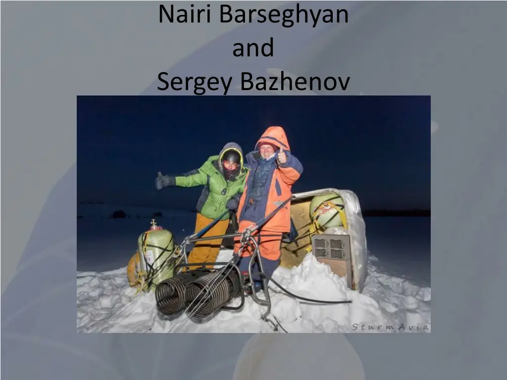 nairi barseghyan and sergey bazhenov