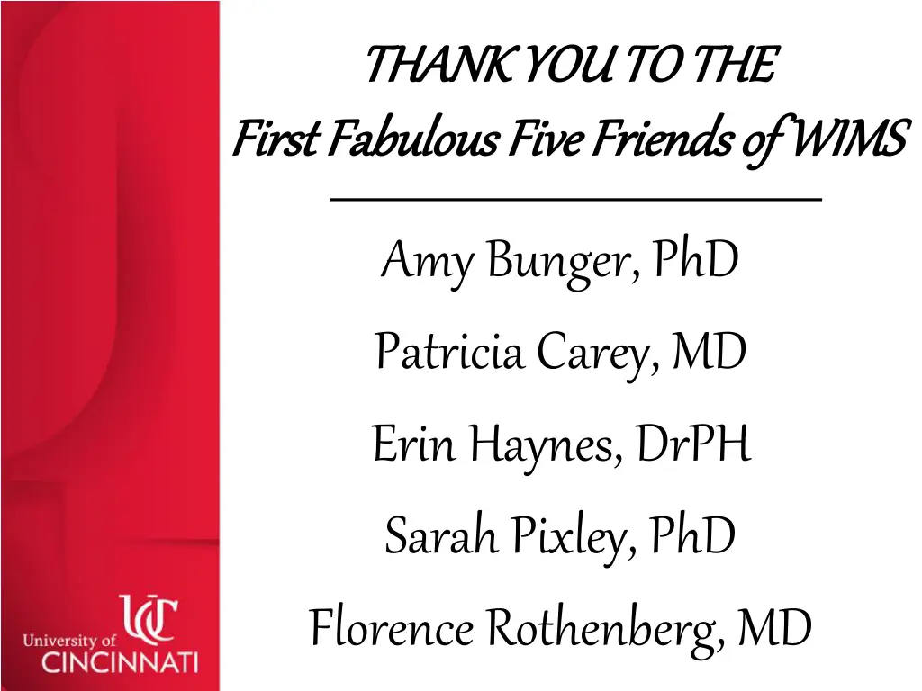thank you to the thank you to the first fabulous