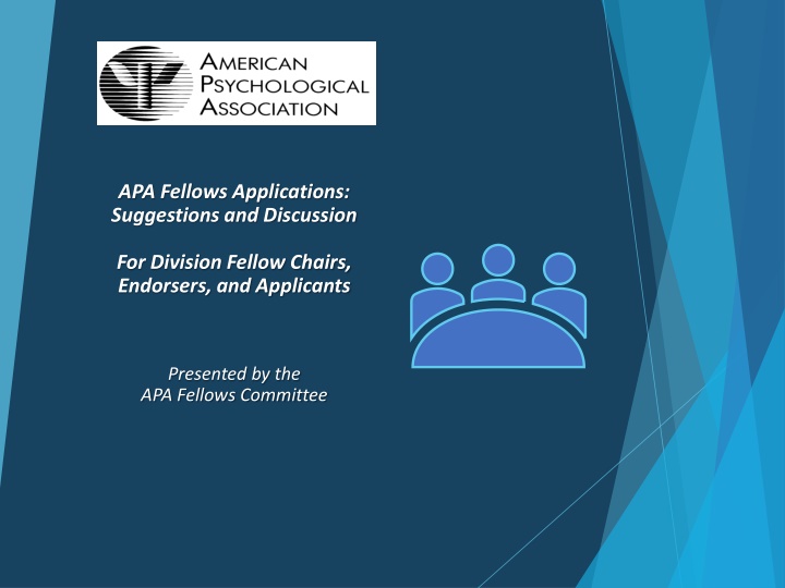 apa fellows applications suggestions