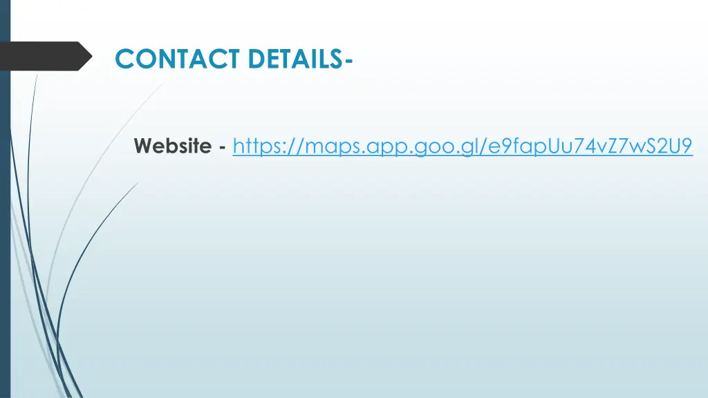 contact details