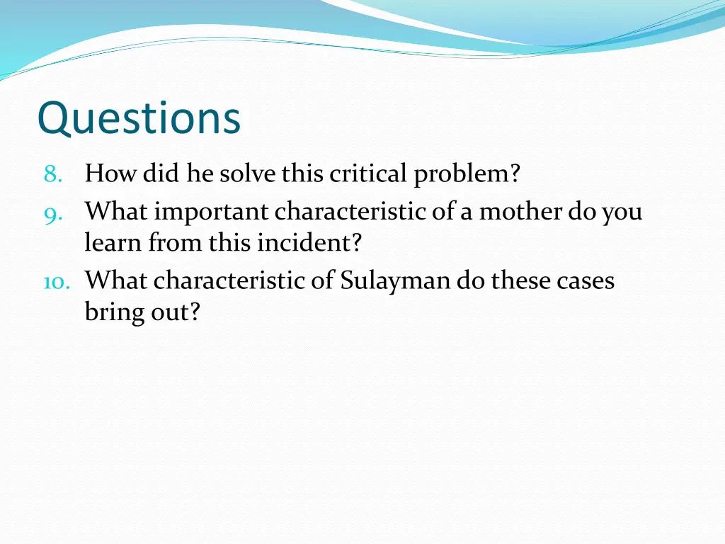 questions 1