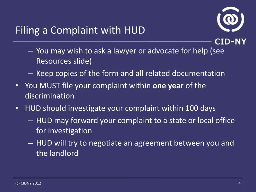 filing a complaint with hud 1