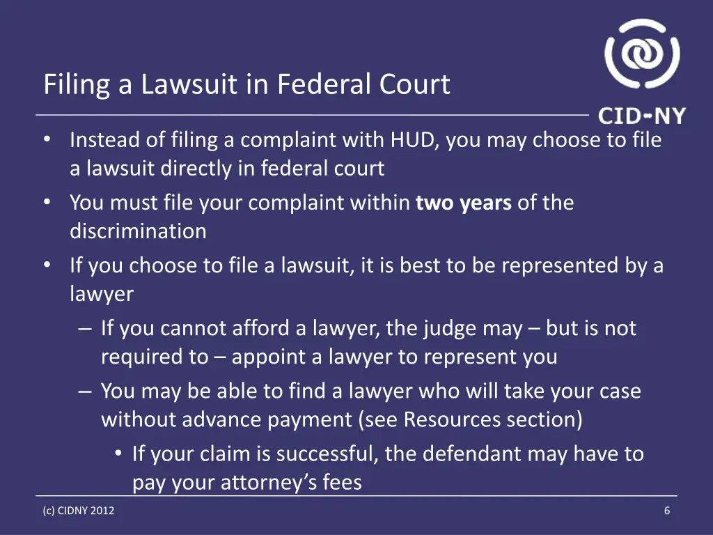 filing a lawsuit in federal court