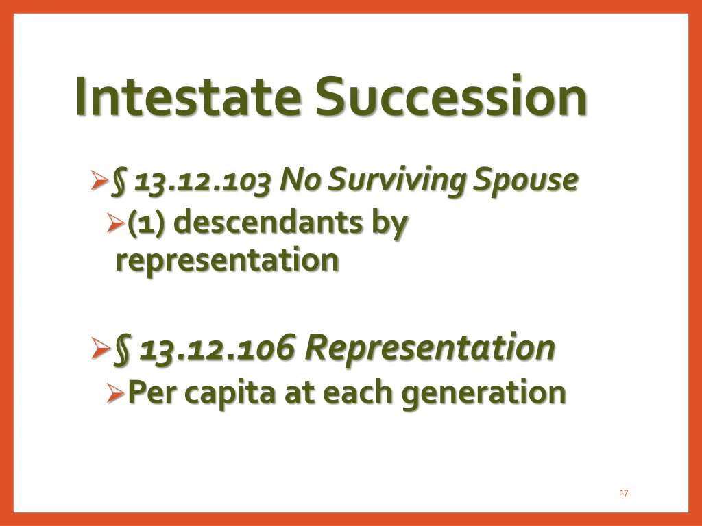 intestate succession 6
