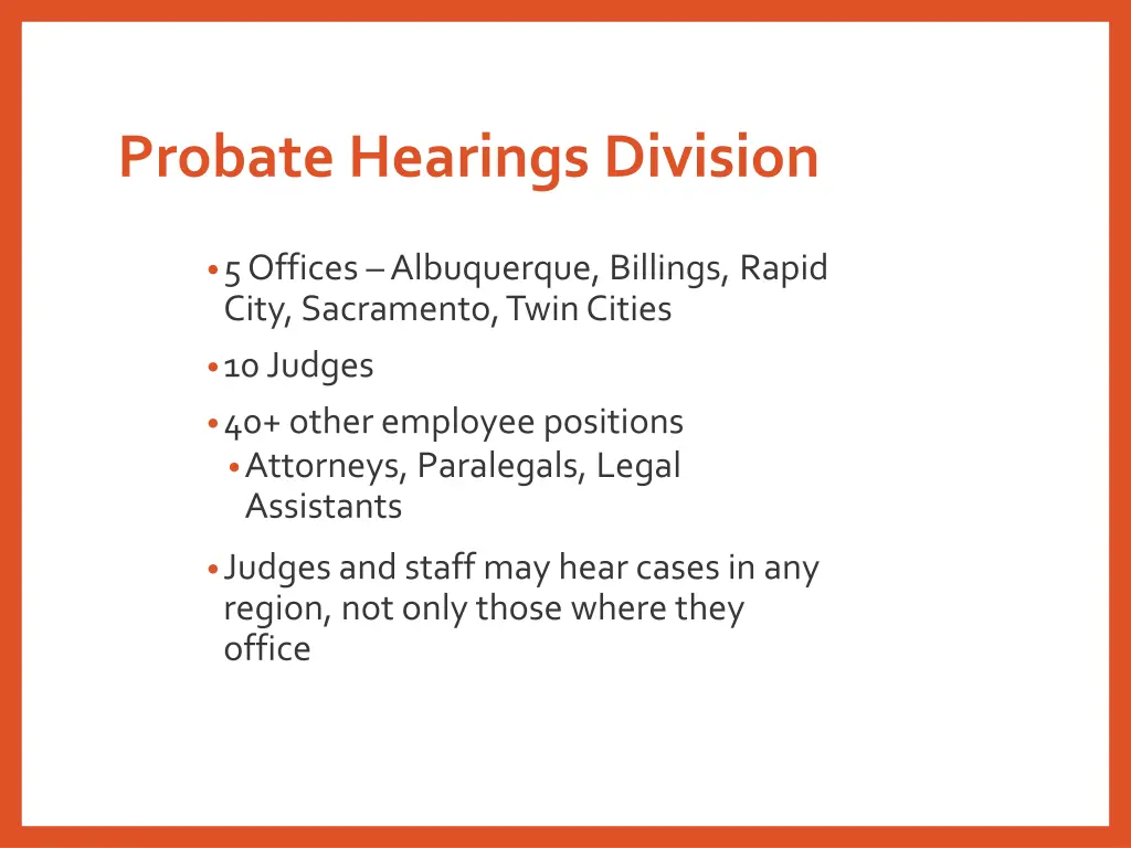 probate hearings division