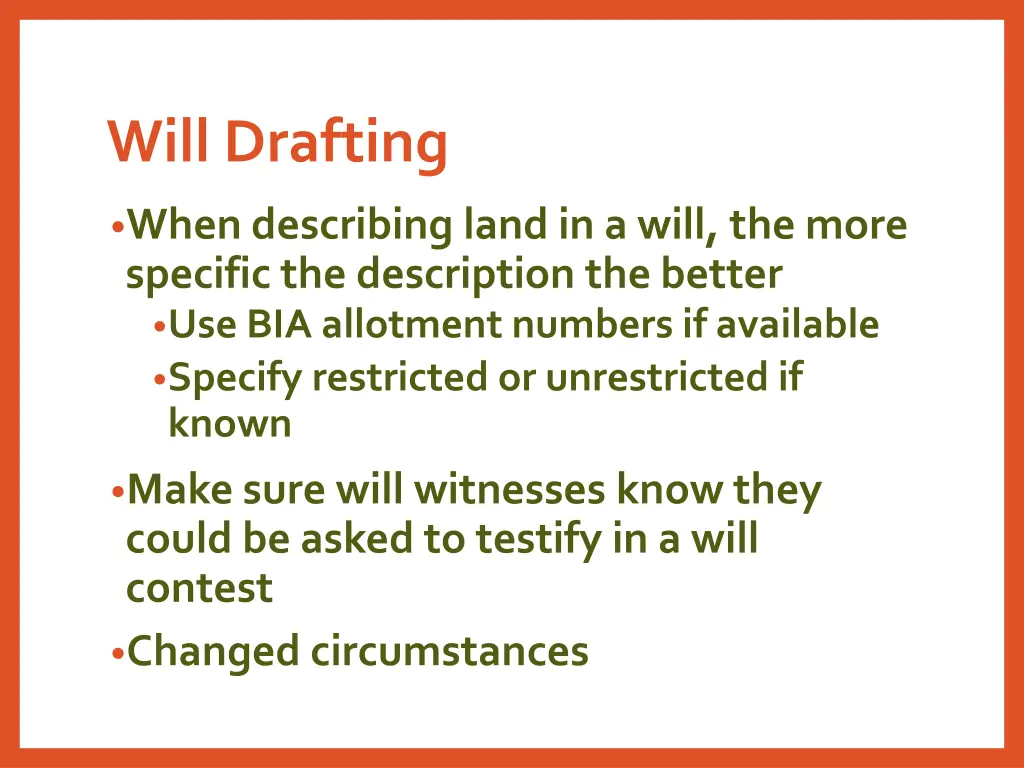 will drafting