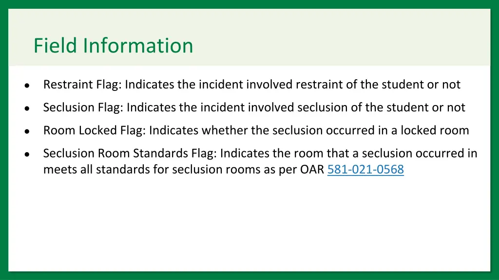 field information