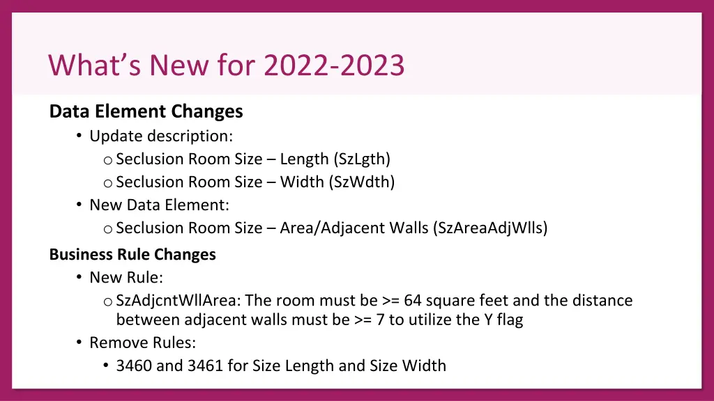 what s new for 2022 2023 2