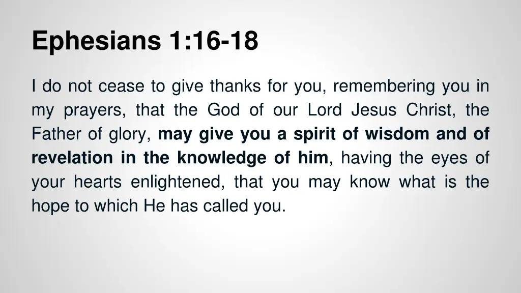 ephesians 1 16 18