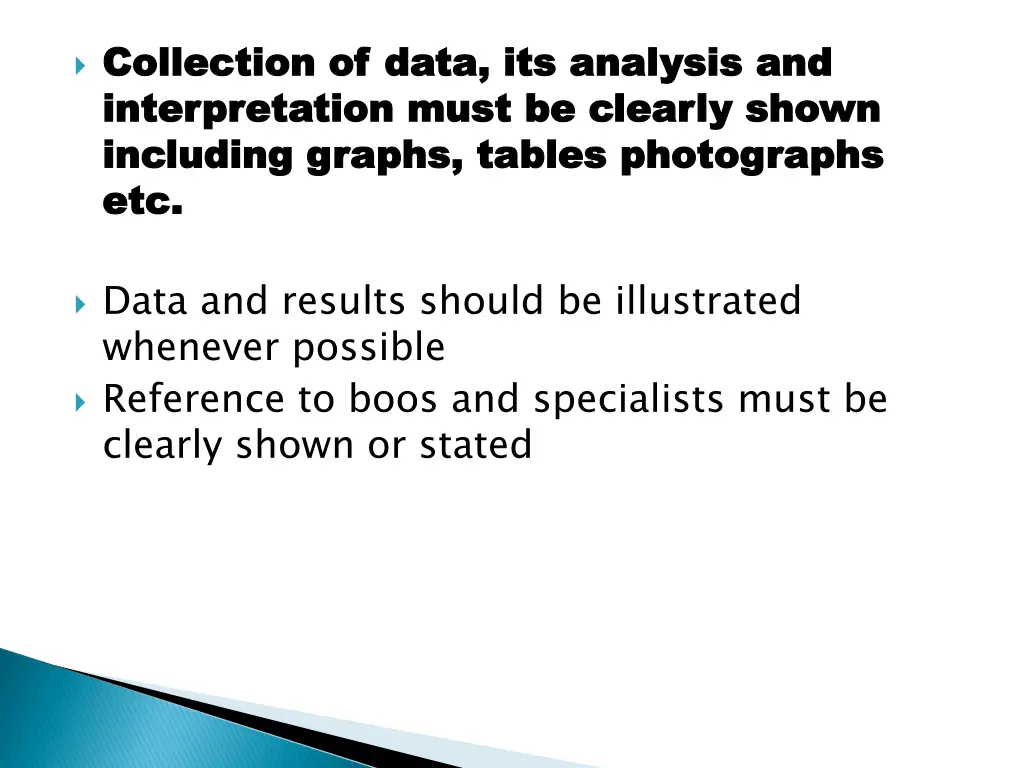 collection of data its analysis and collection
