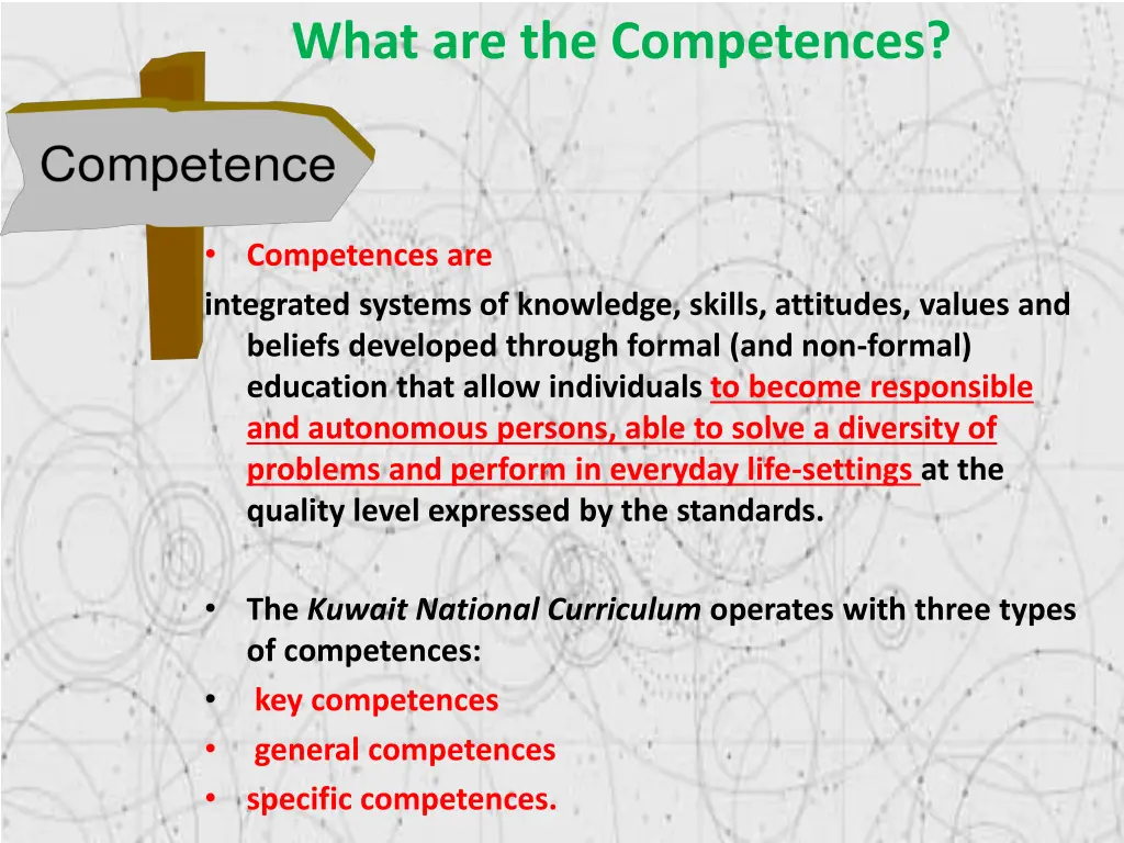 what are the competences