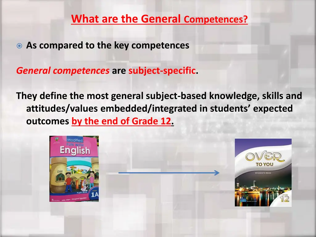 what are the general competences