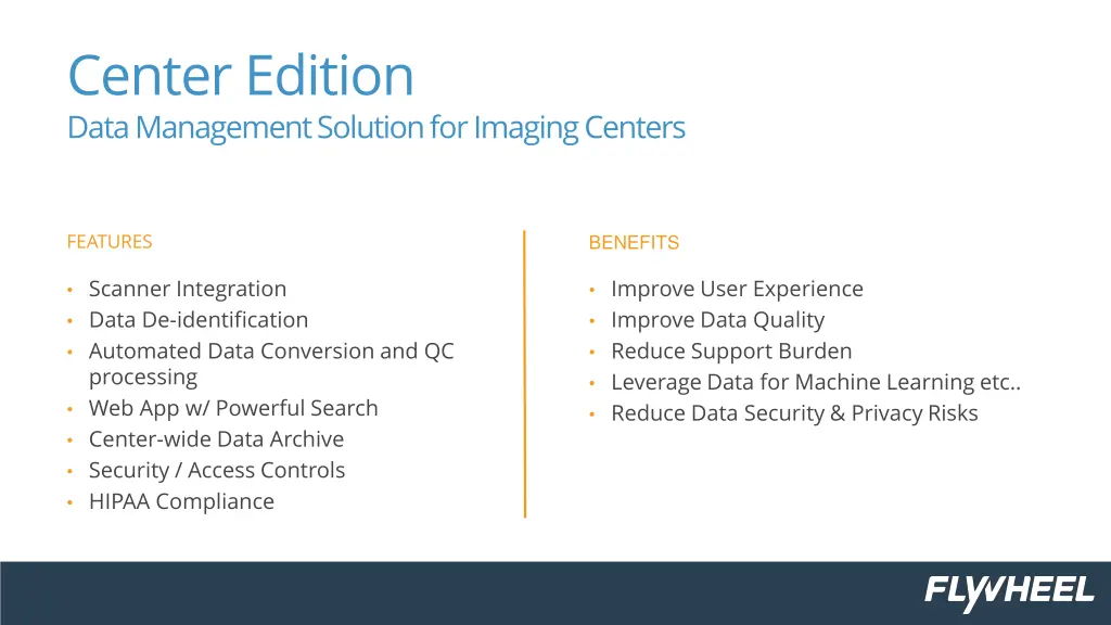 center edition data management solution