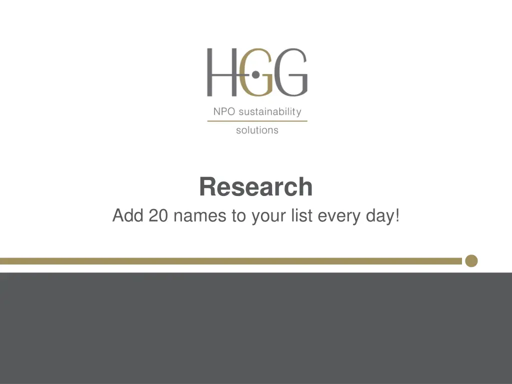 research