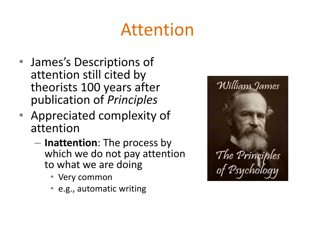 attention