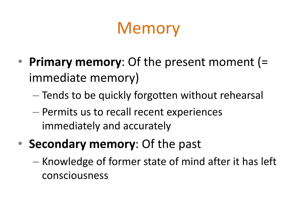 memory