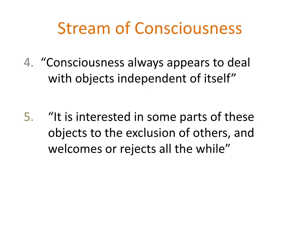 stream of consciousness 1