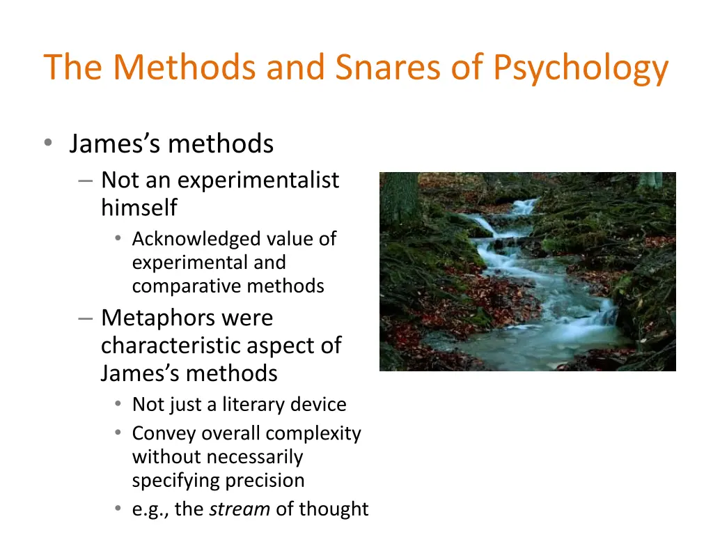 the methods and snares of psychology 2