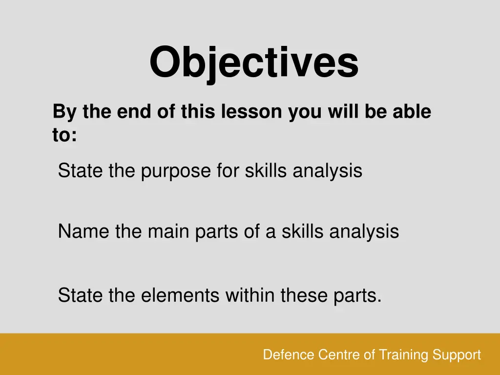 objectives 3