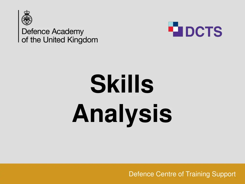 skills analysis