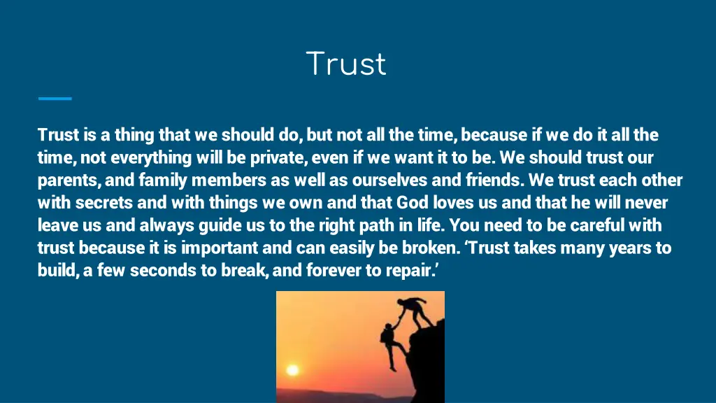 trust