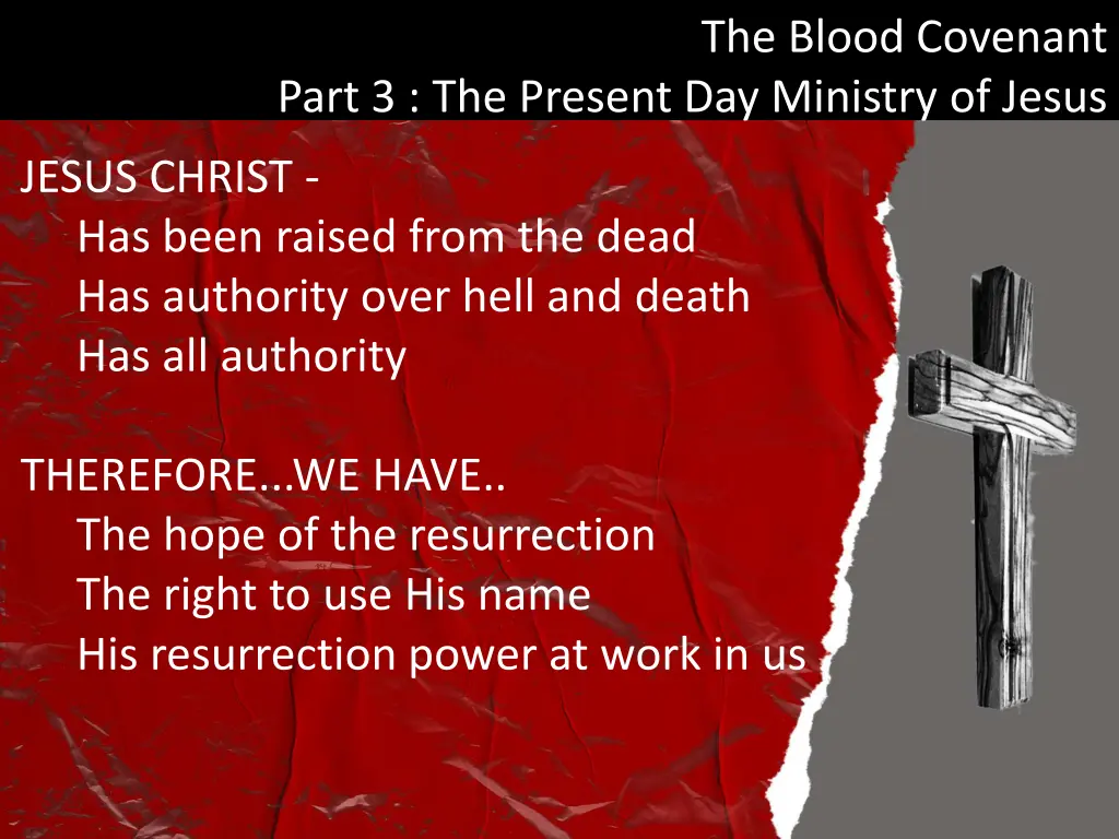 the blood covenant