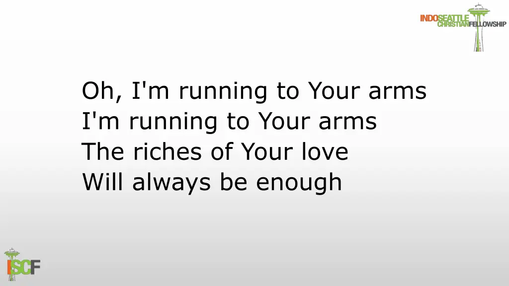 oh i m running to your arms i m running to your 2