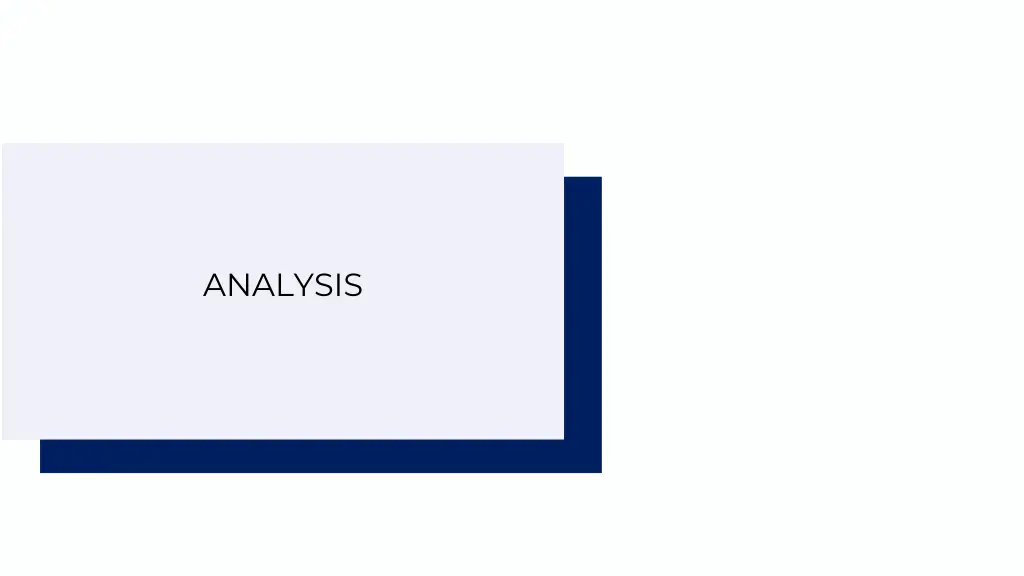 analysis