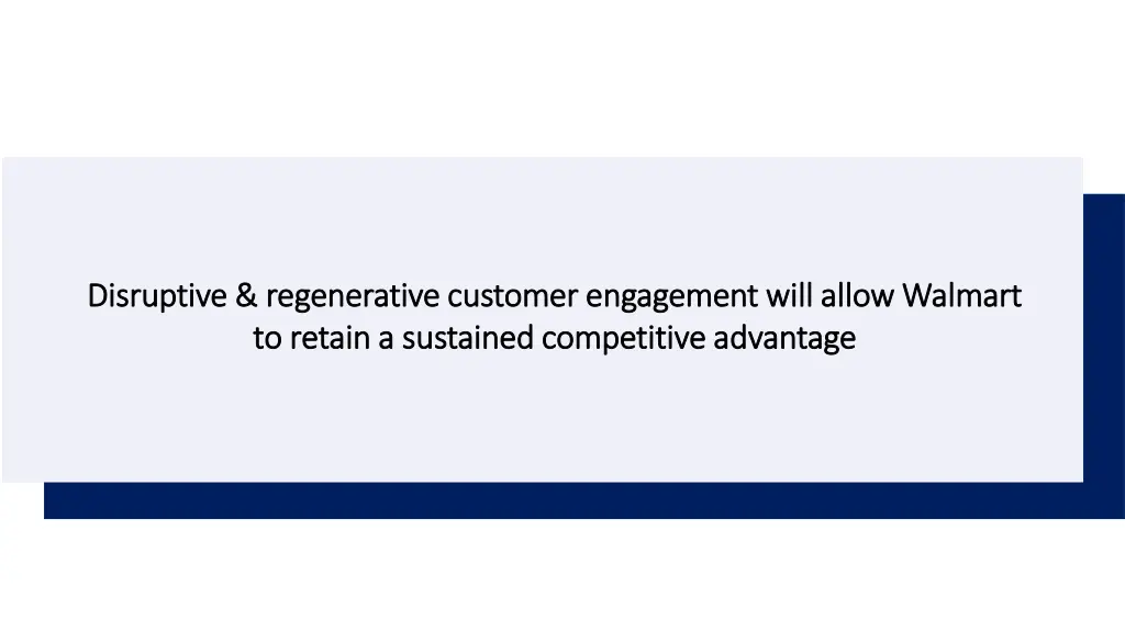 disruptive regenerative customer engagement will