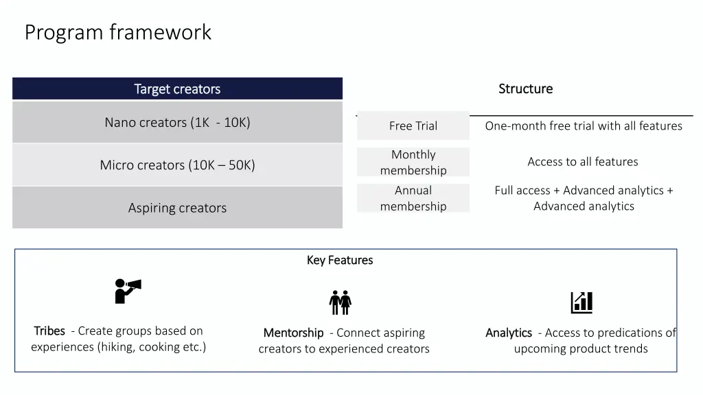 program framework