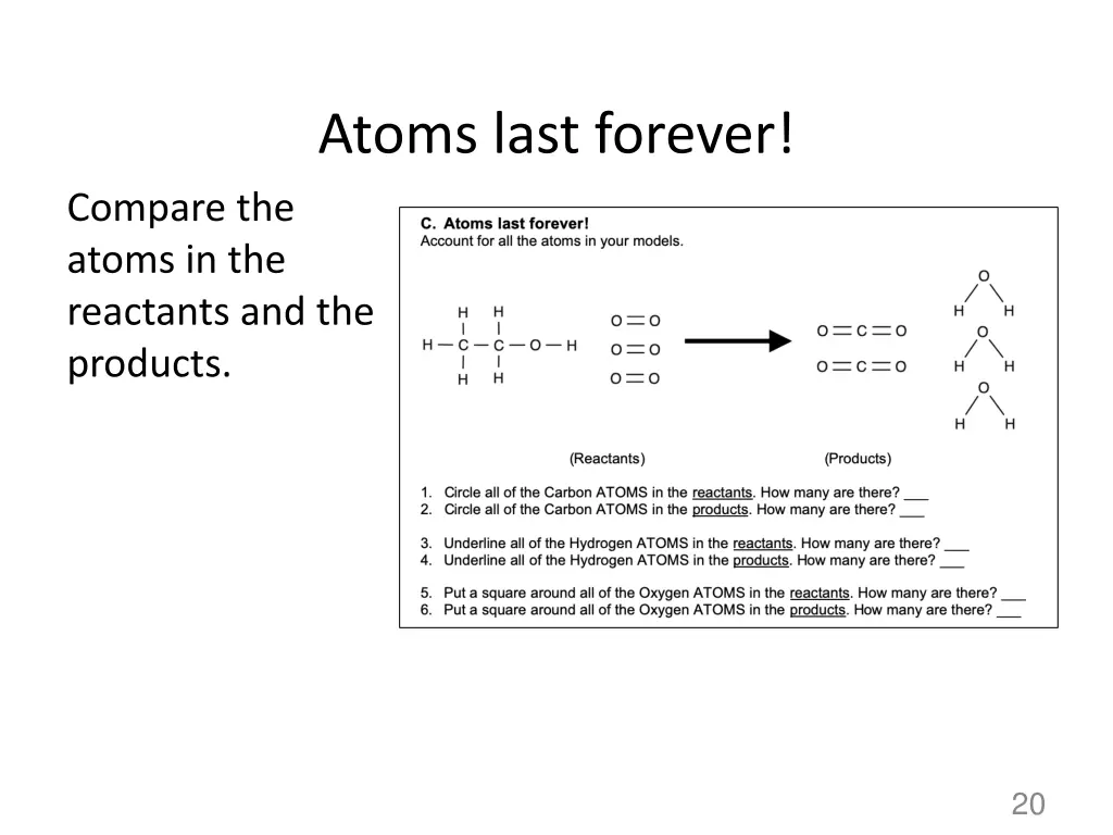 atoms last forever