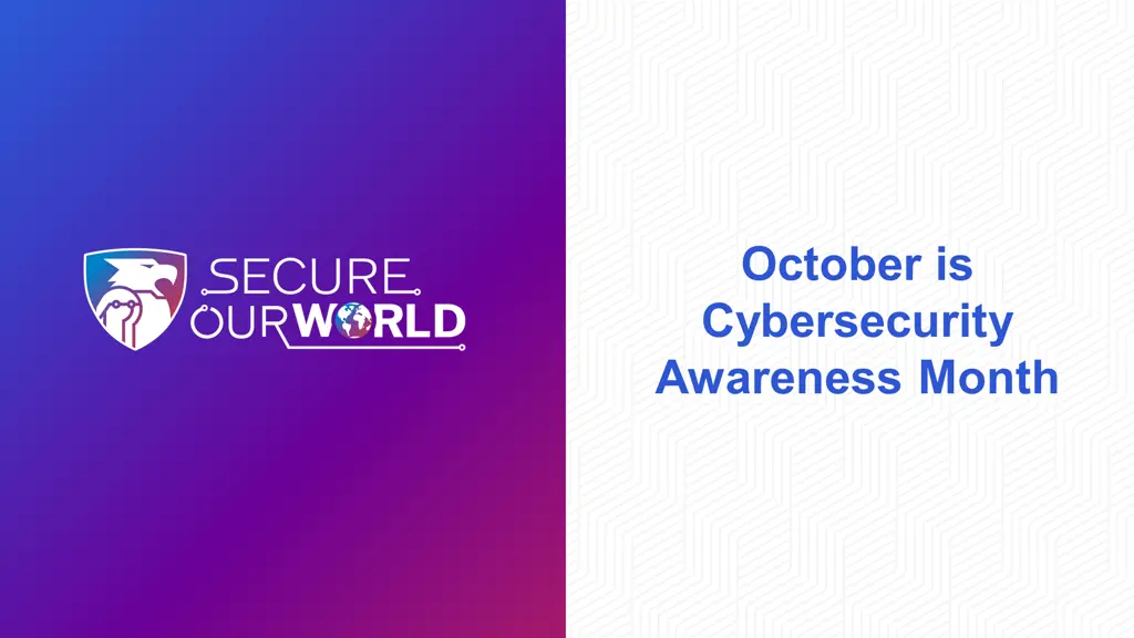 october is cybersecurity awareness month