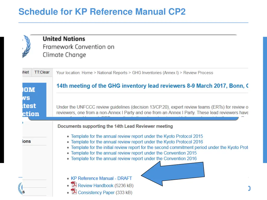 schedule for kp reference manual cp2