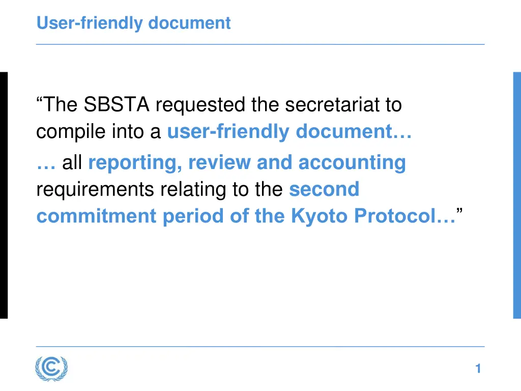 user friendly document