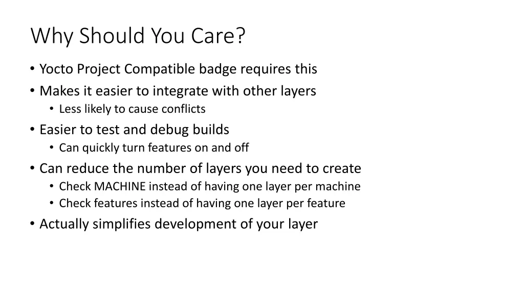 why should you care