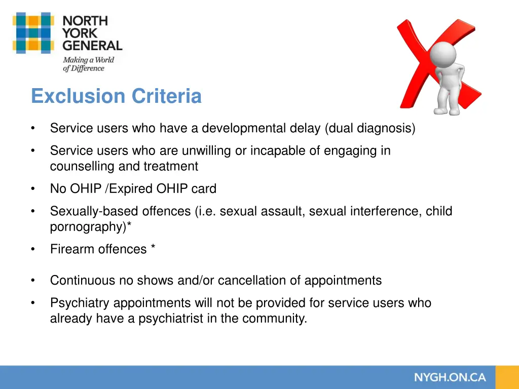 exclusion criteria