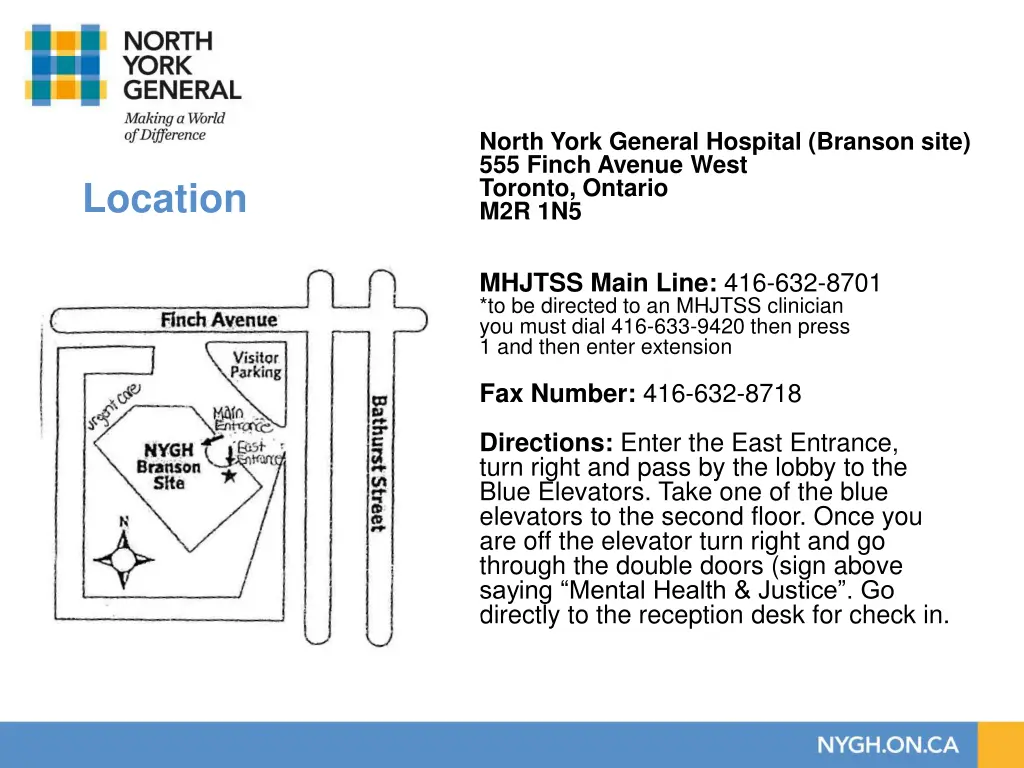 north york general hospital branson site