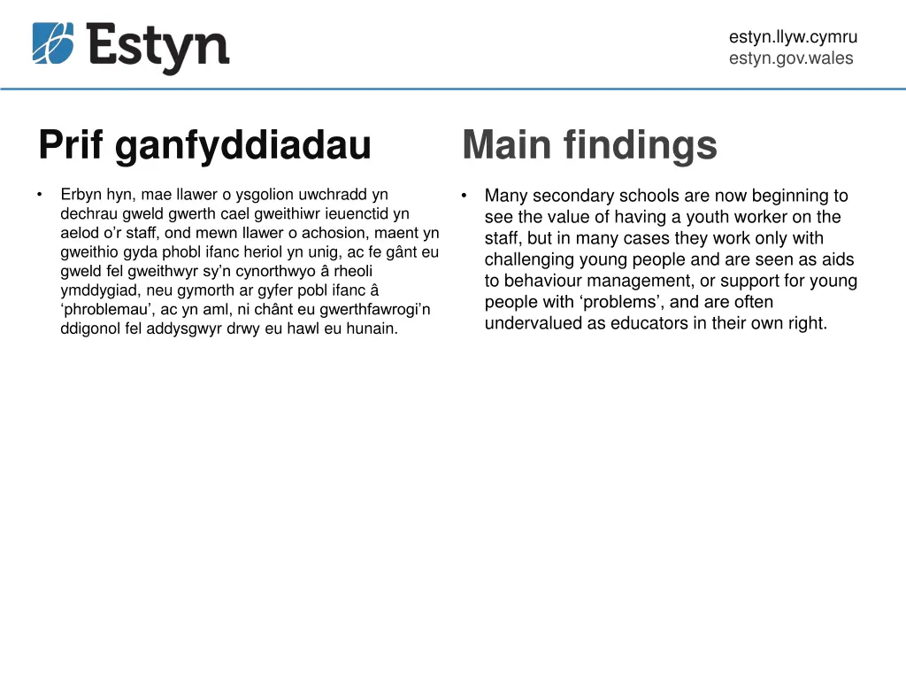estyn llyw cymru estyn gov wales 13