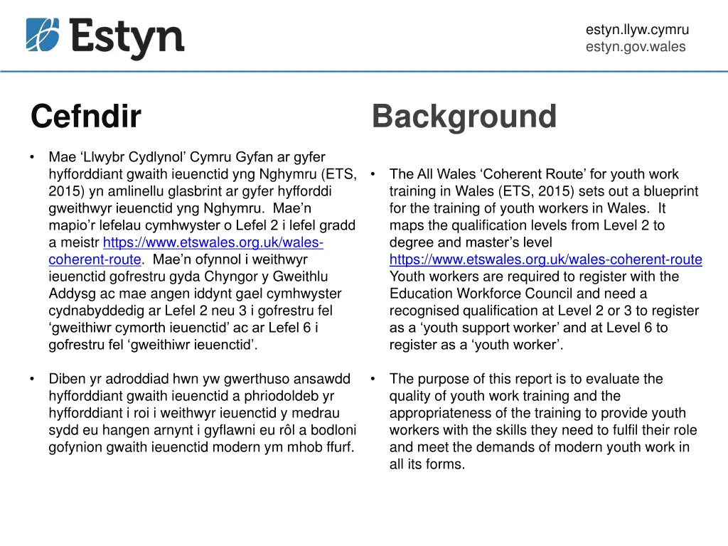 estyn llyw cymru estyn gov wales 2