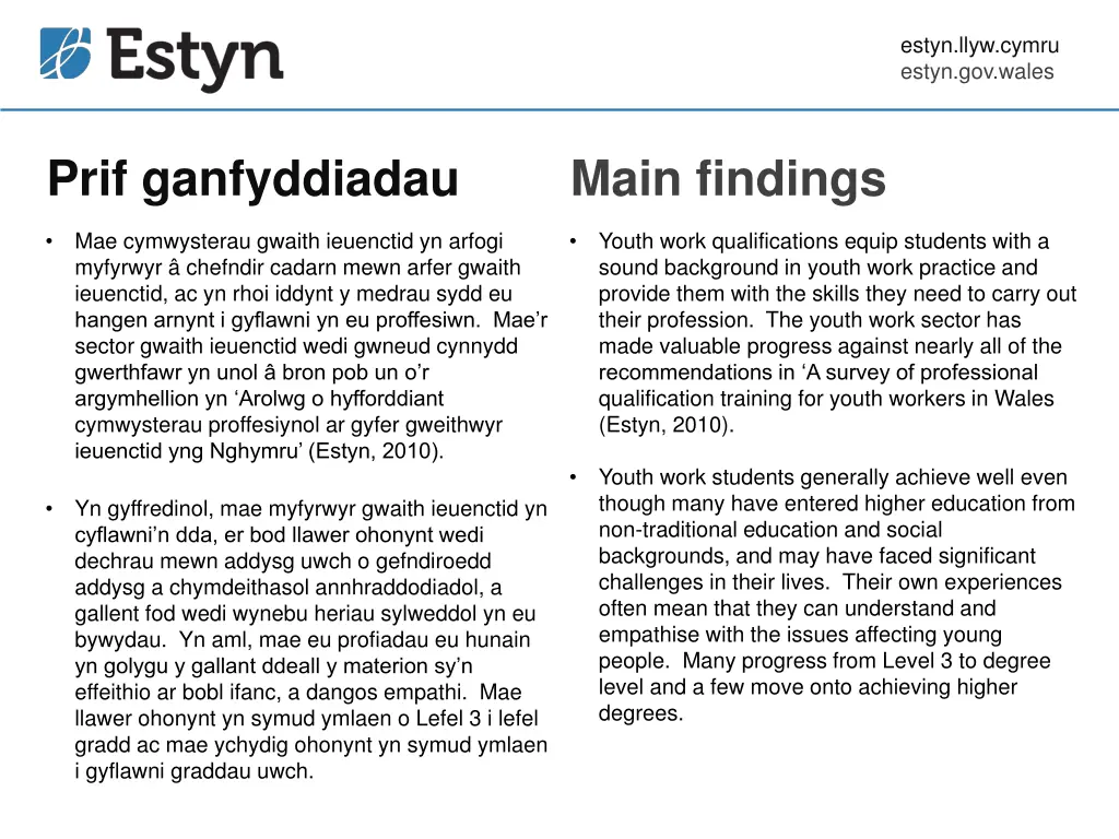 estyn llyw cymru estyn gov wales 4