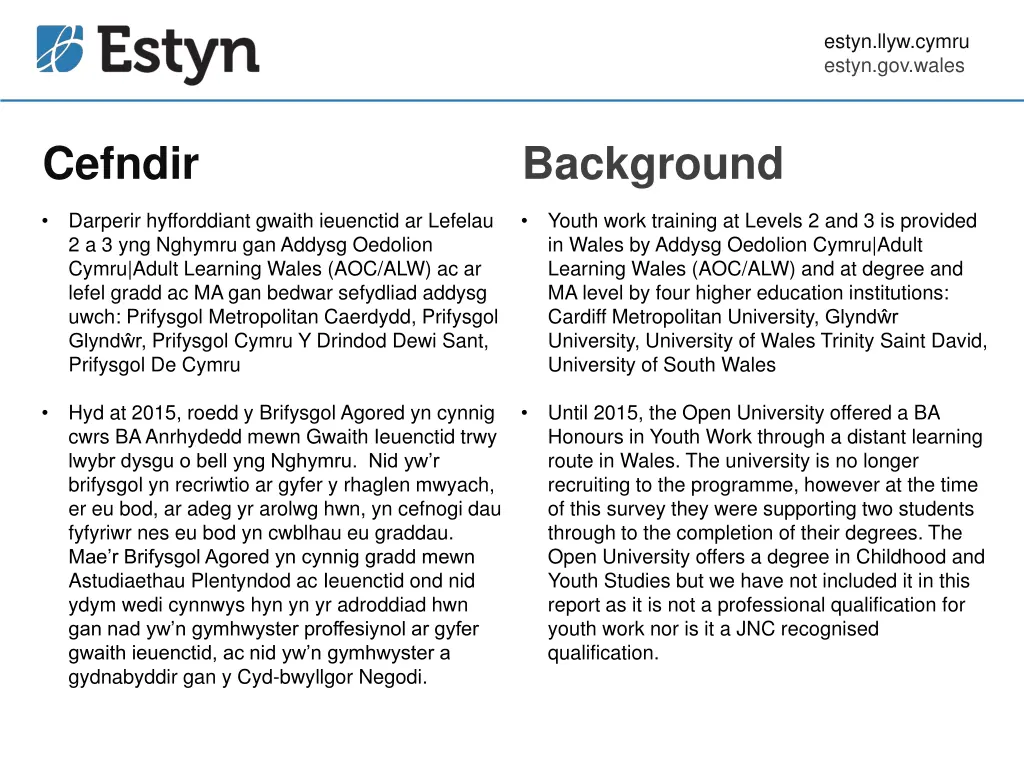 estyn llyw cymru estyn gov wales
